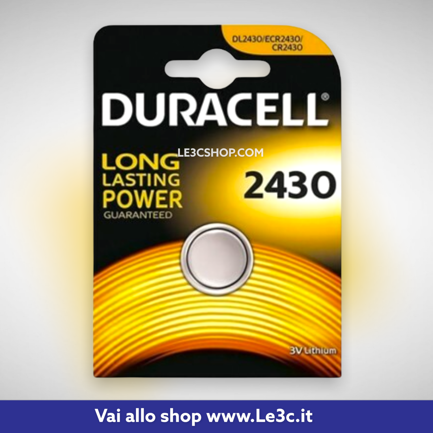 Batteria 2430 Duracell Plus Power: Potenza Duratura per Tutti i Tuoi Dispositivi Elettronici