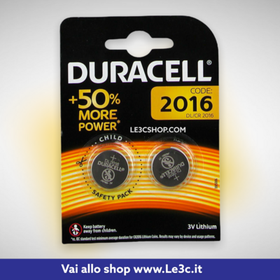Batteria 2016 duracell plus power