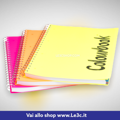 Colourbook Big Notes A4 con bordi colorati