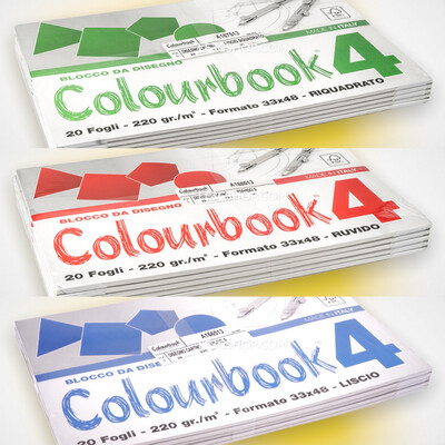 Colourbook Blocco da disegno F4 33x48