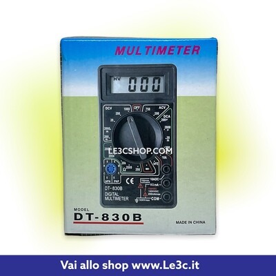 Digital Multimetro tester elettrico mini DT-830B