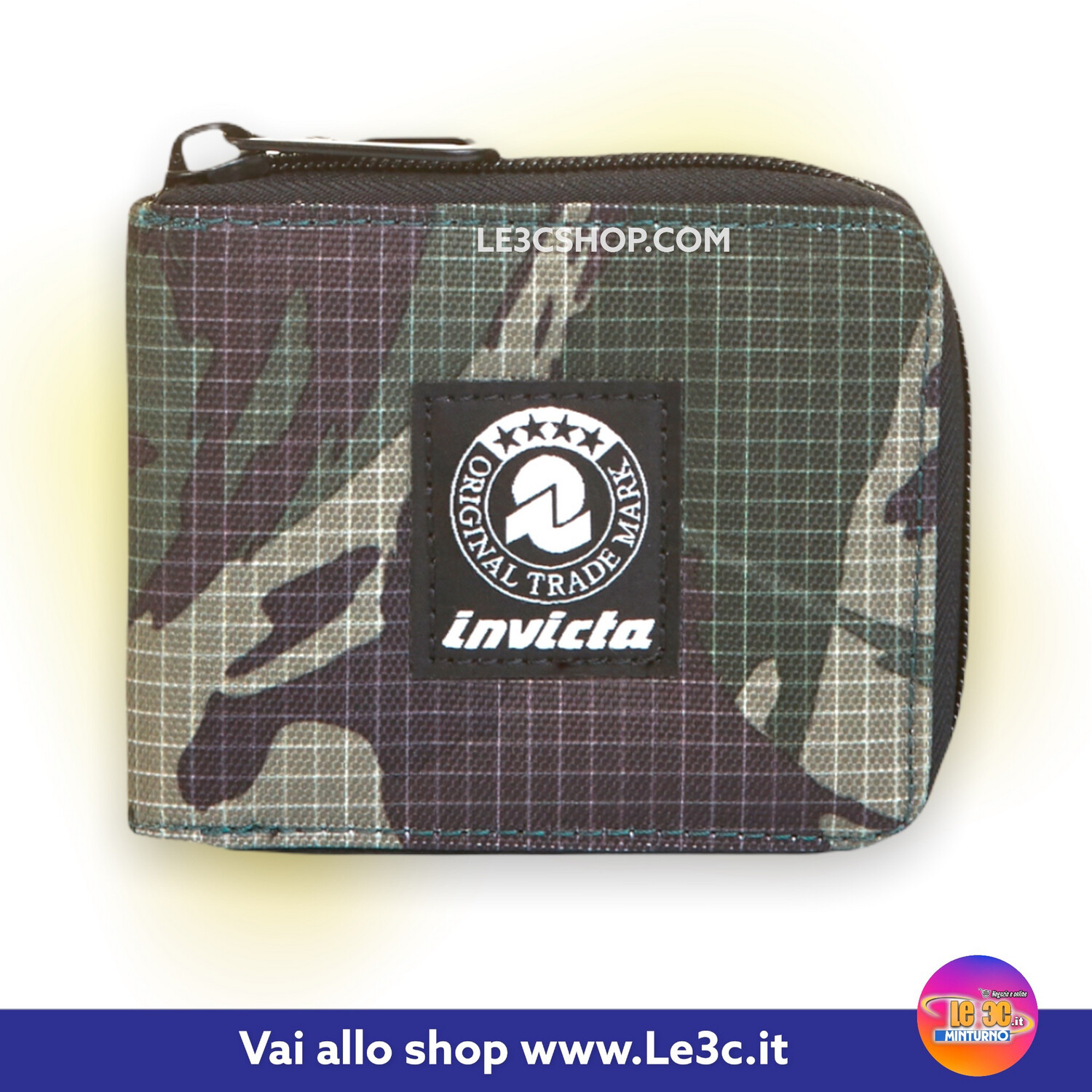 Portafoglio Invicta cerniera Colore: vari colori