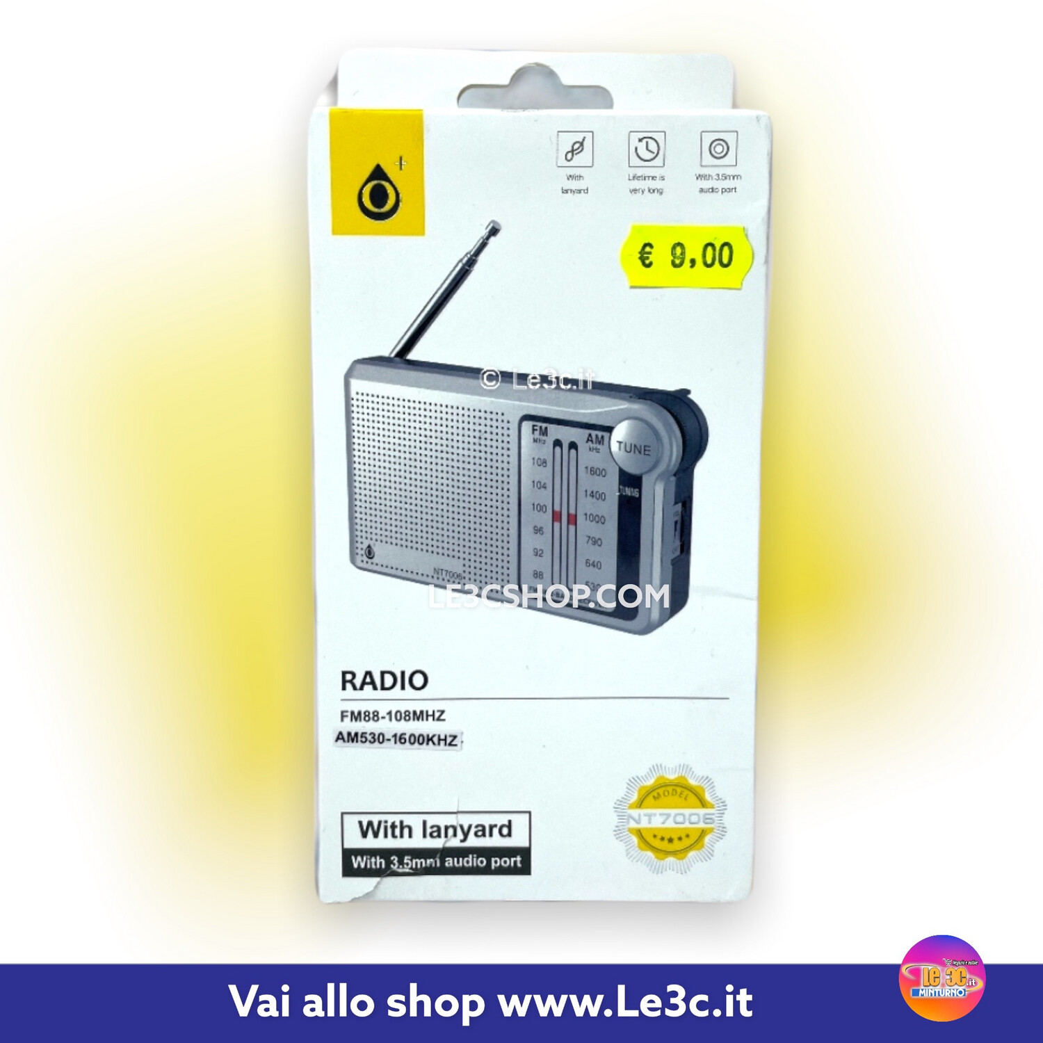 radio portatile unico nt7006