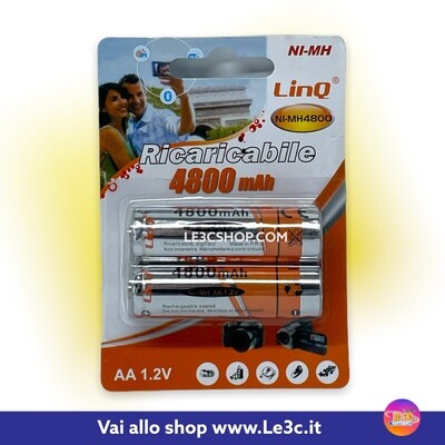 batterie ricaricabili stilo AA linq NL-MH 1.2v