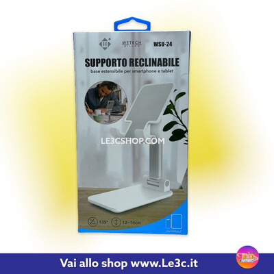 Supporto reclinabile Wetech smartphone.