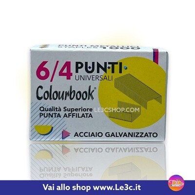 Colourbook Punti passo 6/4mm. pacchettino 10PZ mini