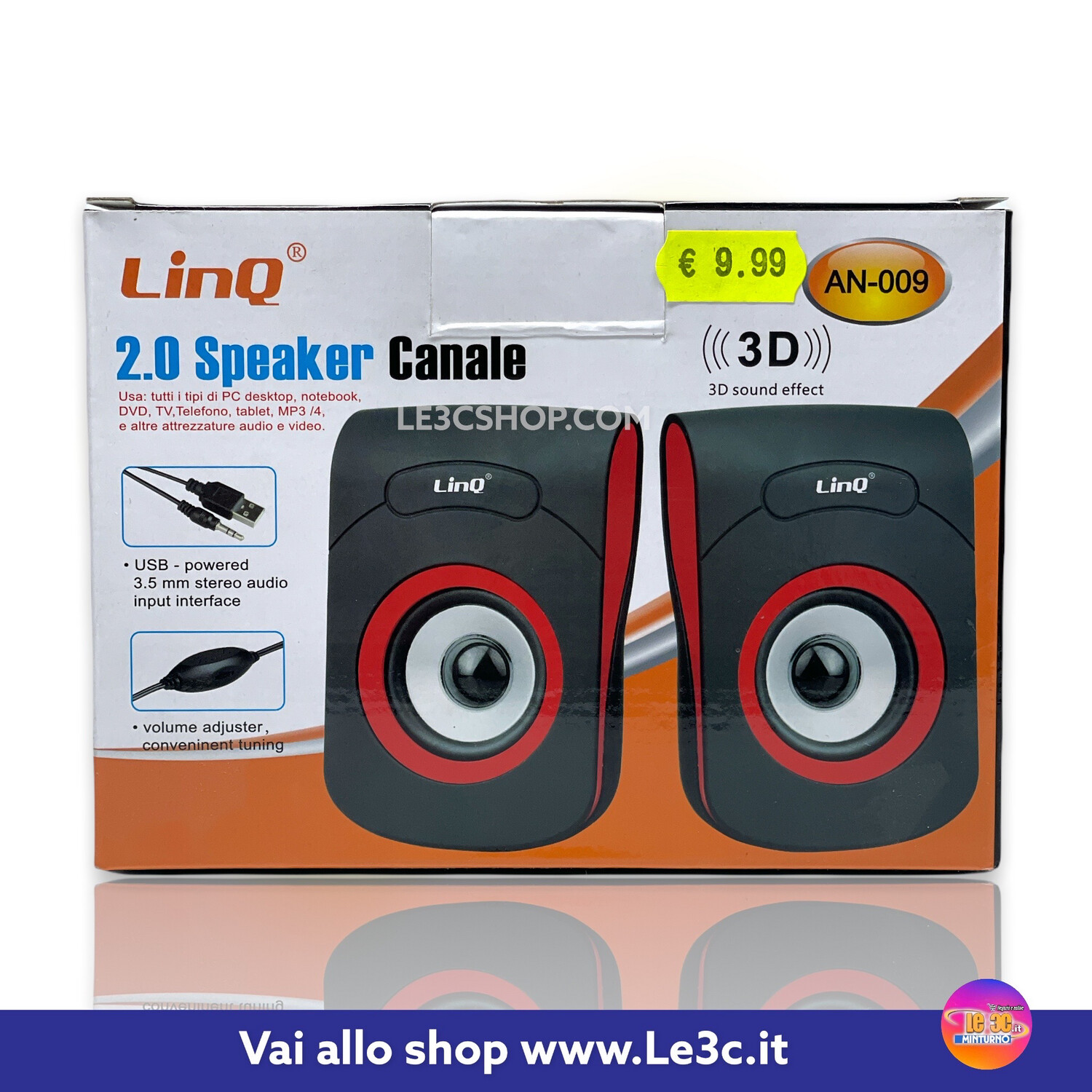 Speaker Pc Usb 2.0 Linq AN-009