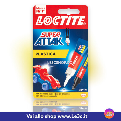 Loctite Super Attak Plastica 2 g + 4 ml