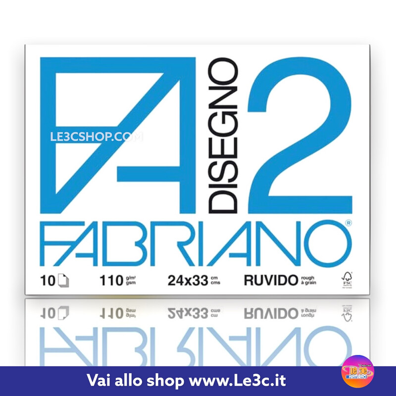 Blocco Fabriano F2 24x33 - Carta di Alta Qualità per Artisti e Creativi