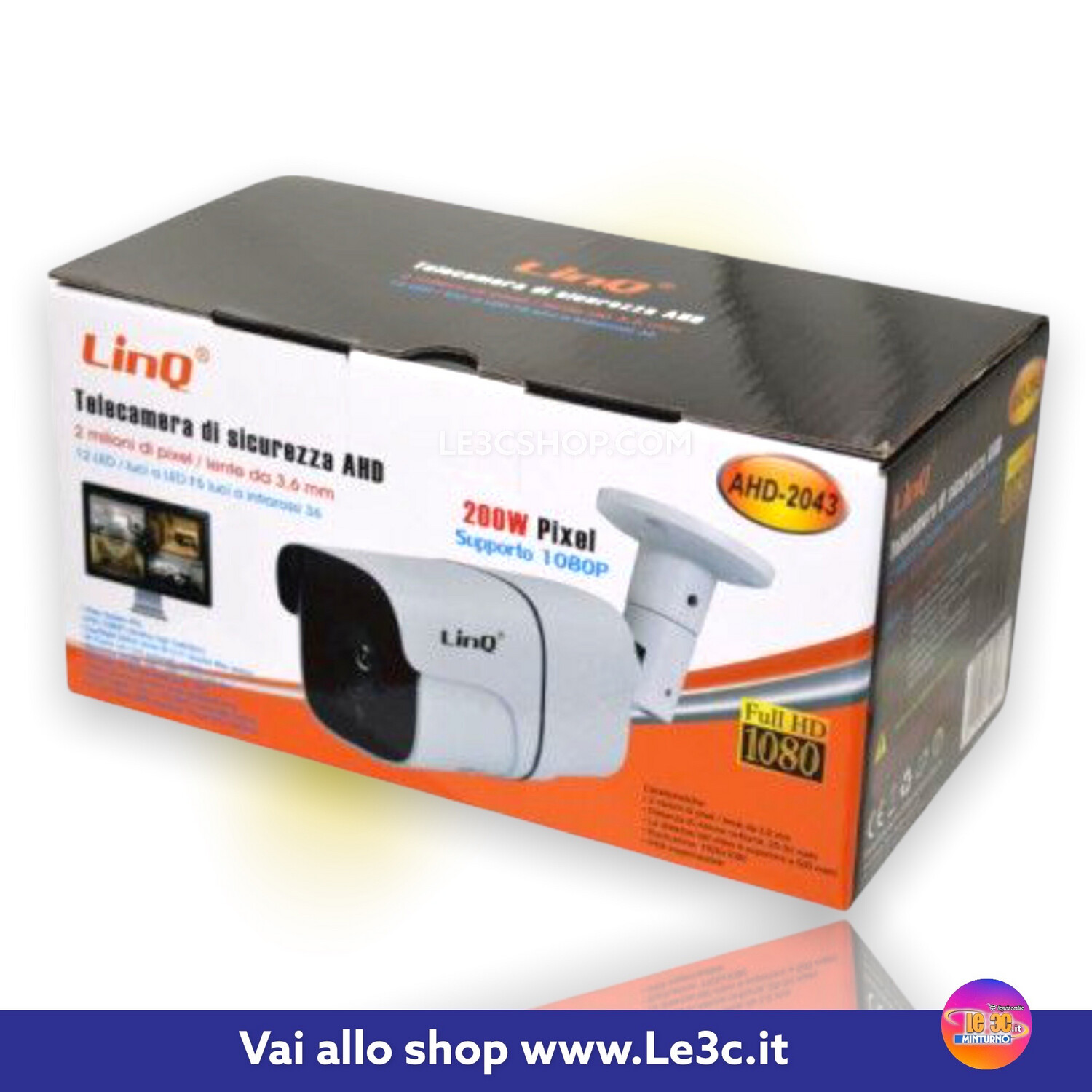 Telecamera Poe Linq 2 mp 1080P 