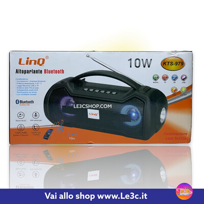 Altoparlante Bluetooth LinQ KTS-979 - Potenza di 5 W.