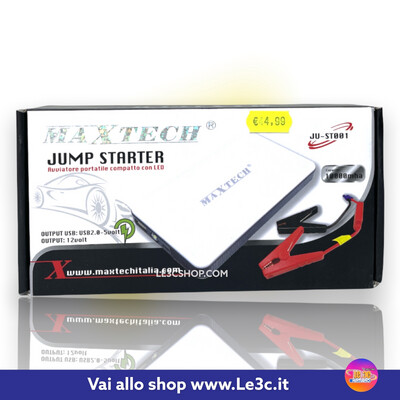 Jump Powerbank Starter portatile 10000 mha maxtech 
