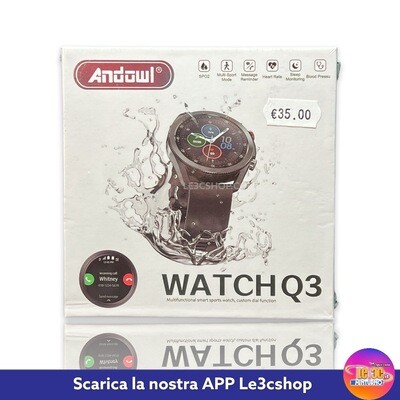 Smartwatch Andowl q3 nero.