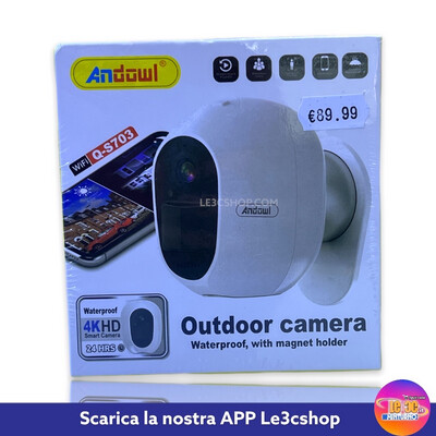 Ipcam Videocamera panoramica waterproof wifi q-s703 andowl