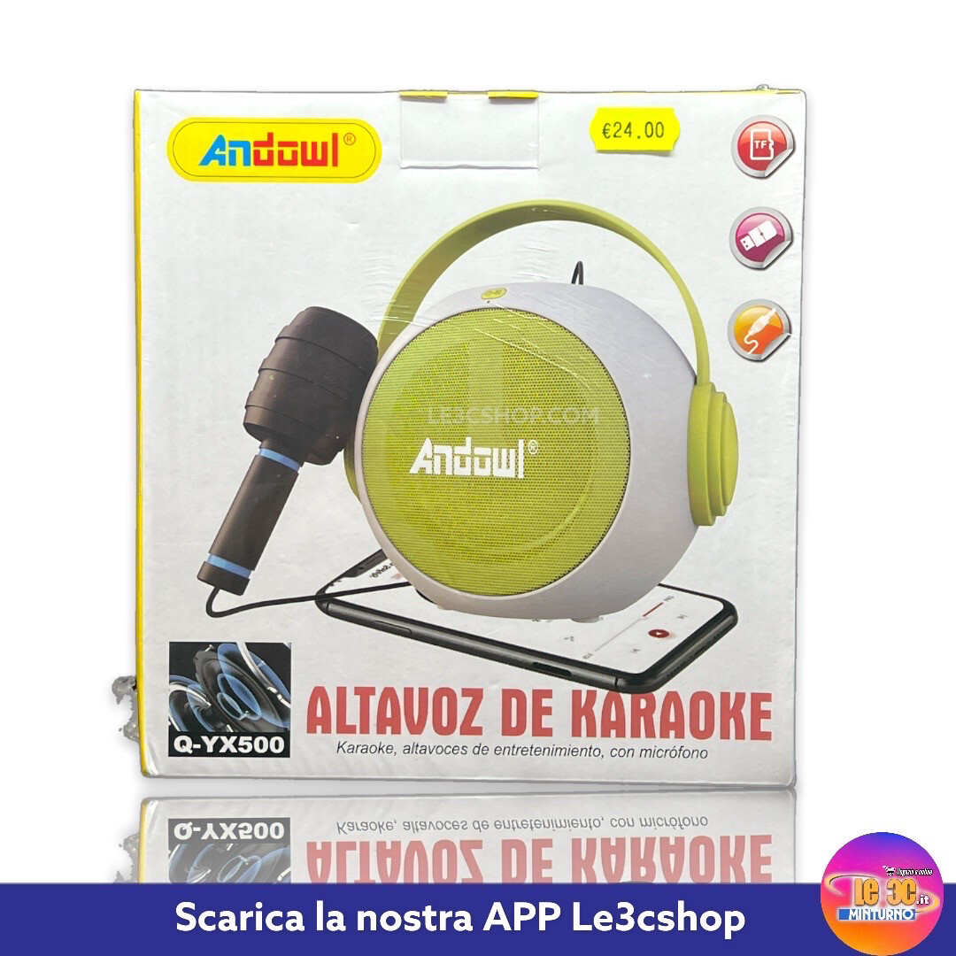 Altavoz karaoke con microfono Q-YX500