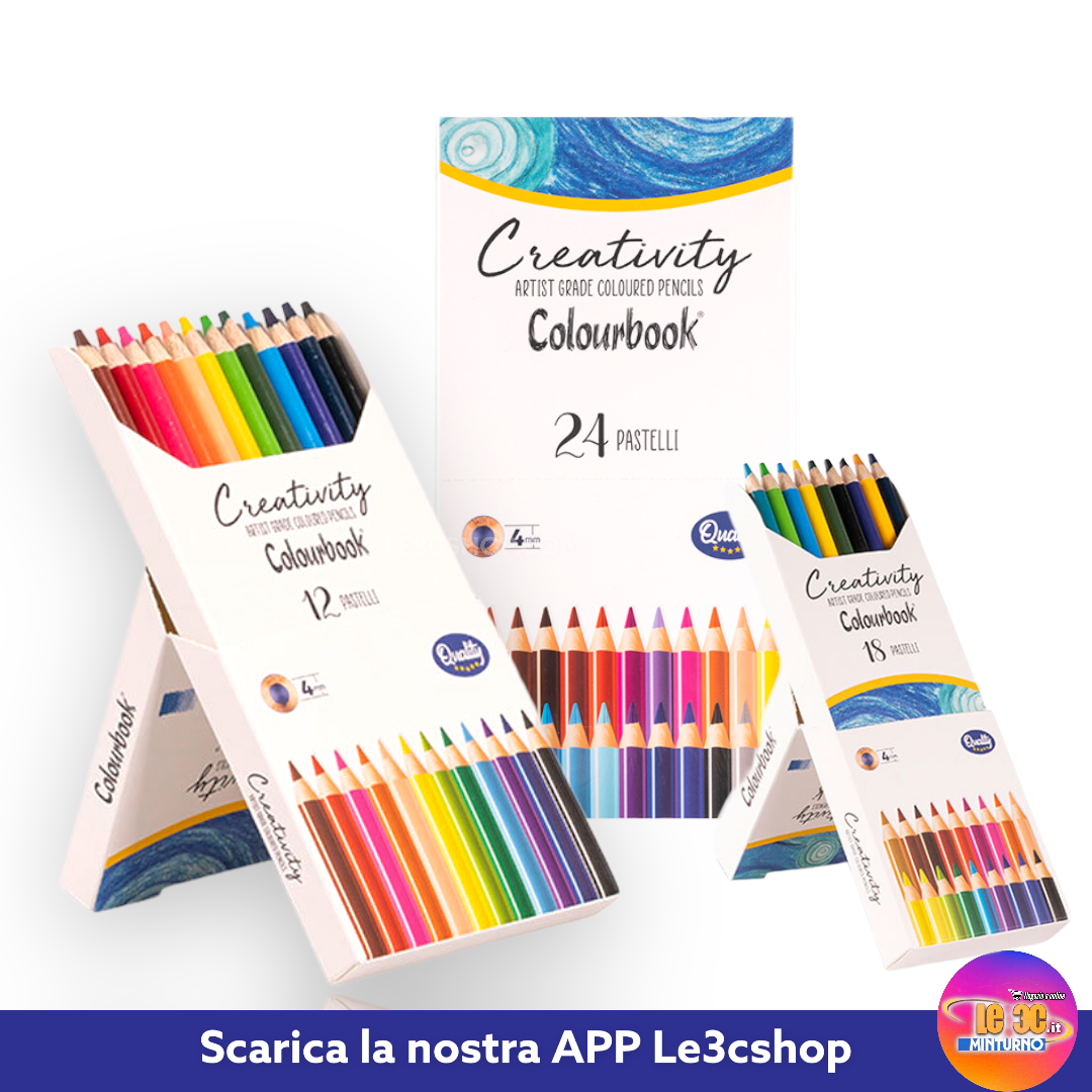 Pastelli Colourbook Creativity punta da 4 mm confezione