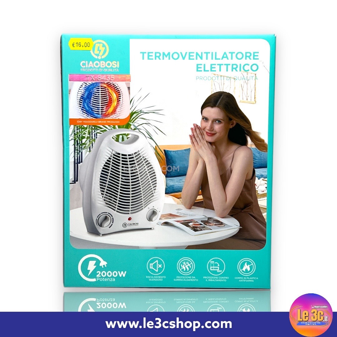 Termoventilatore 2000w Ciaobosi TX-8435