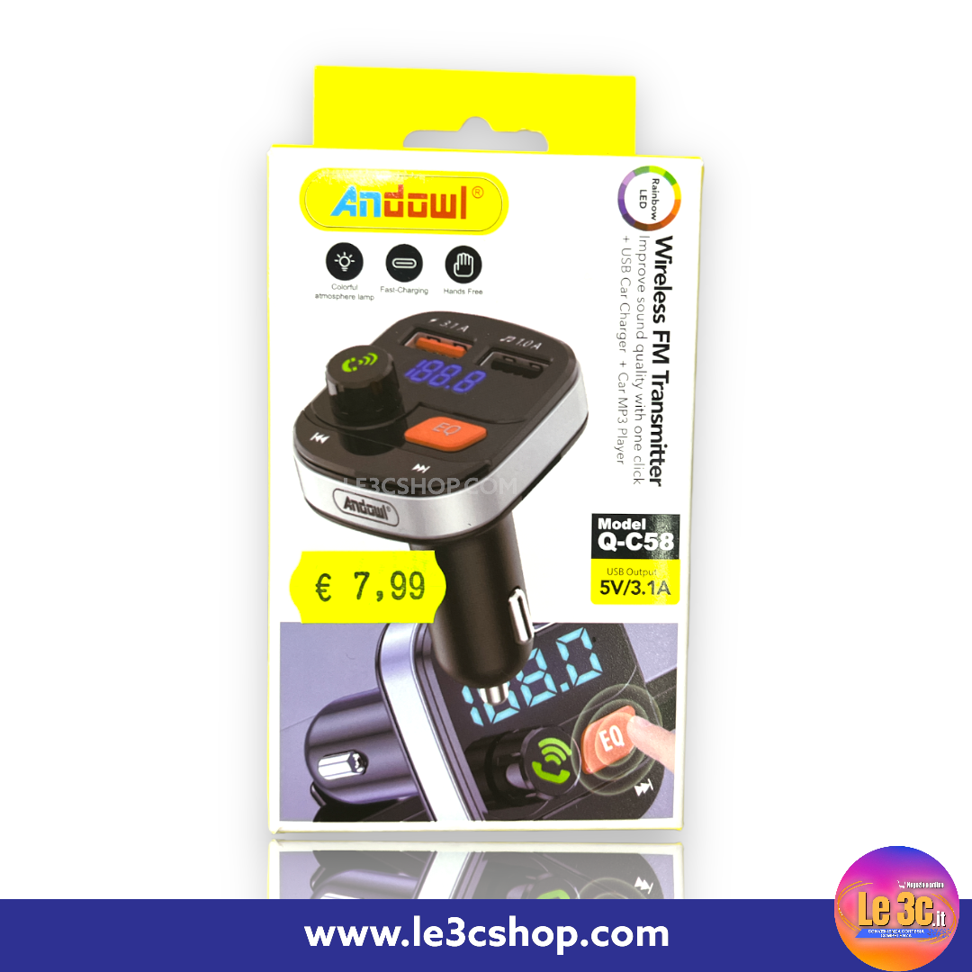 Wireless Fm trasmetter Q-C58
