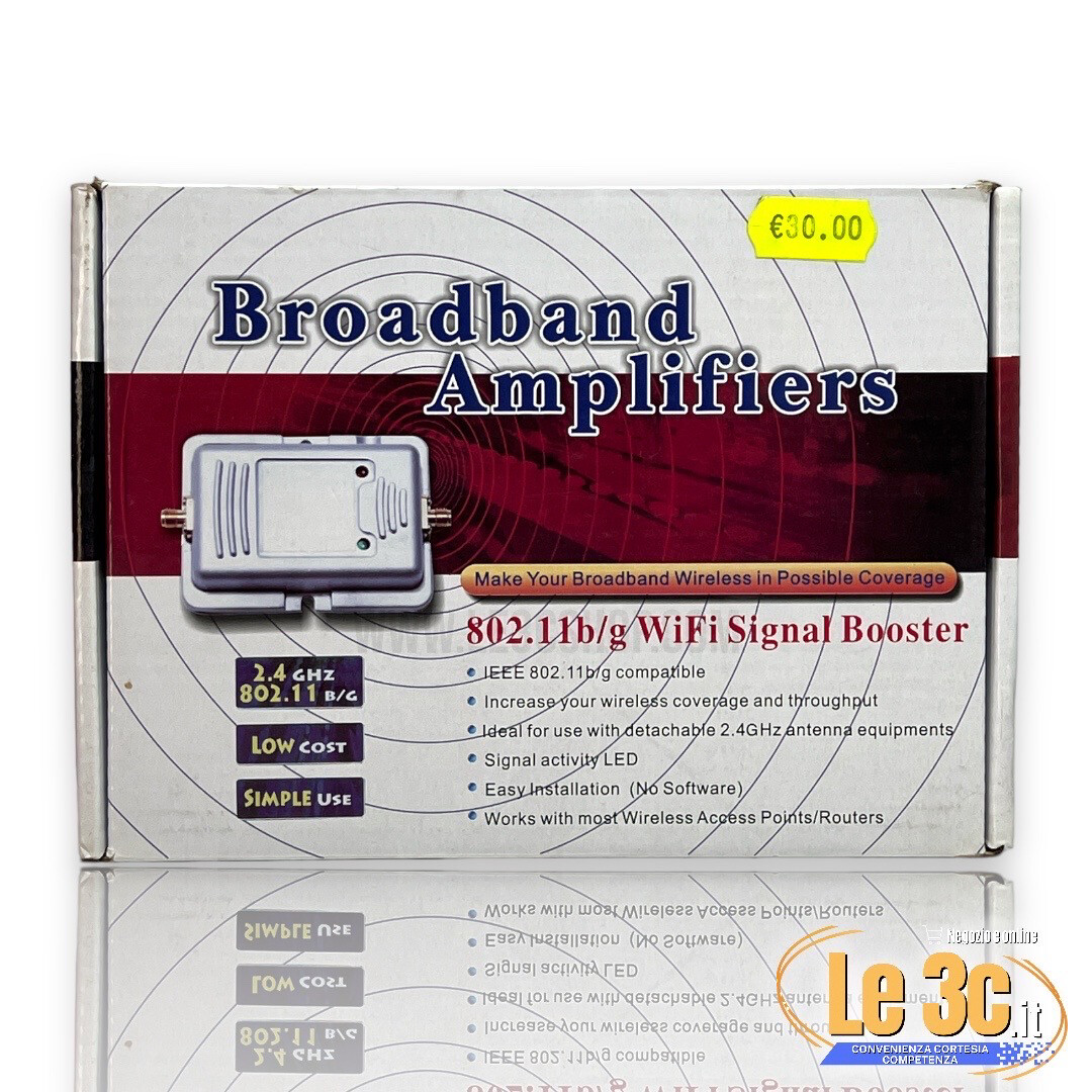 WiFi Signal Booster 802.11b/g: Amplificatore Segnale Wireless