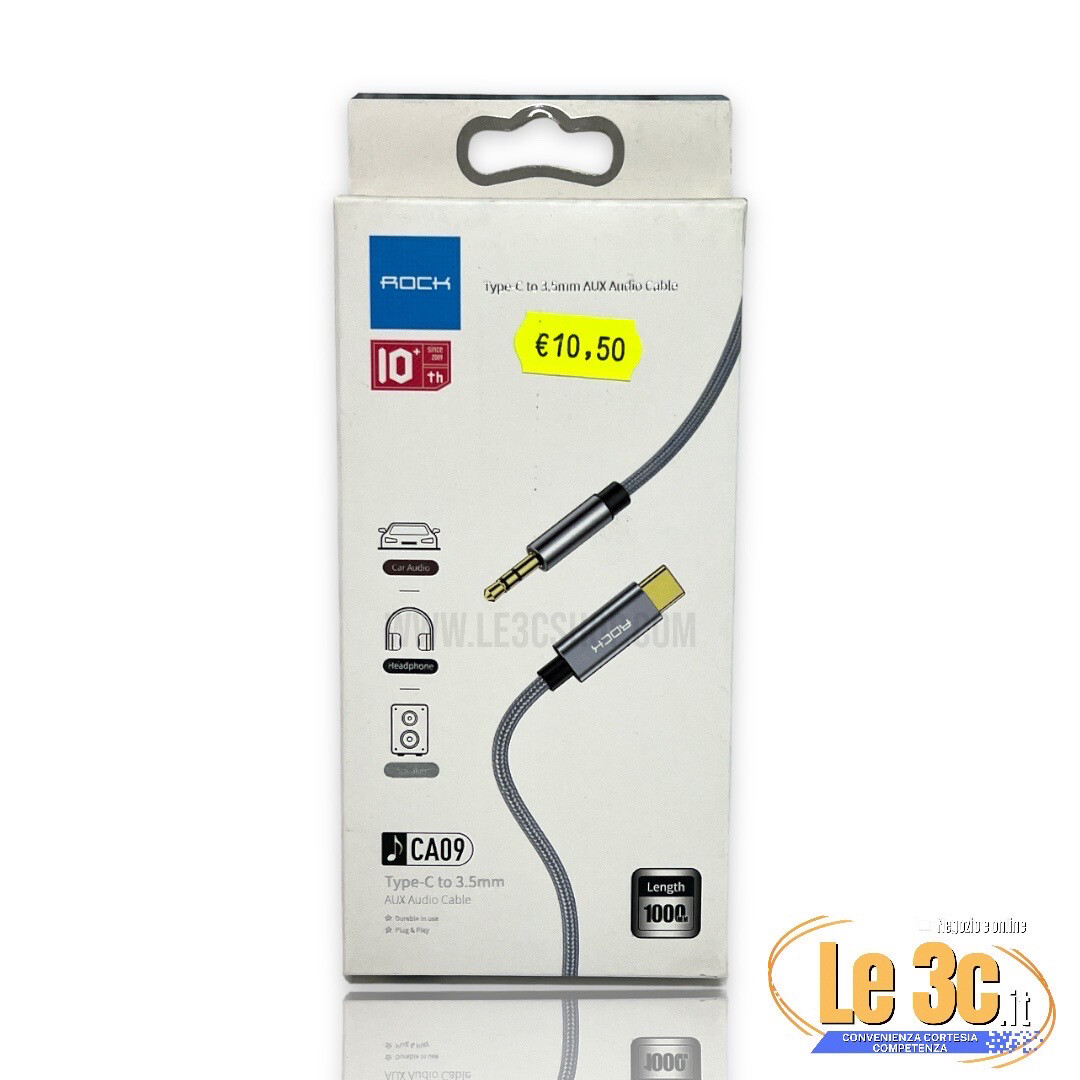 Type-C to 3.5mm AUX Audio Cable rock space