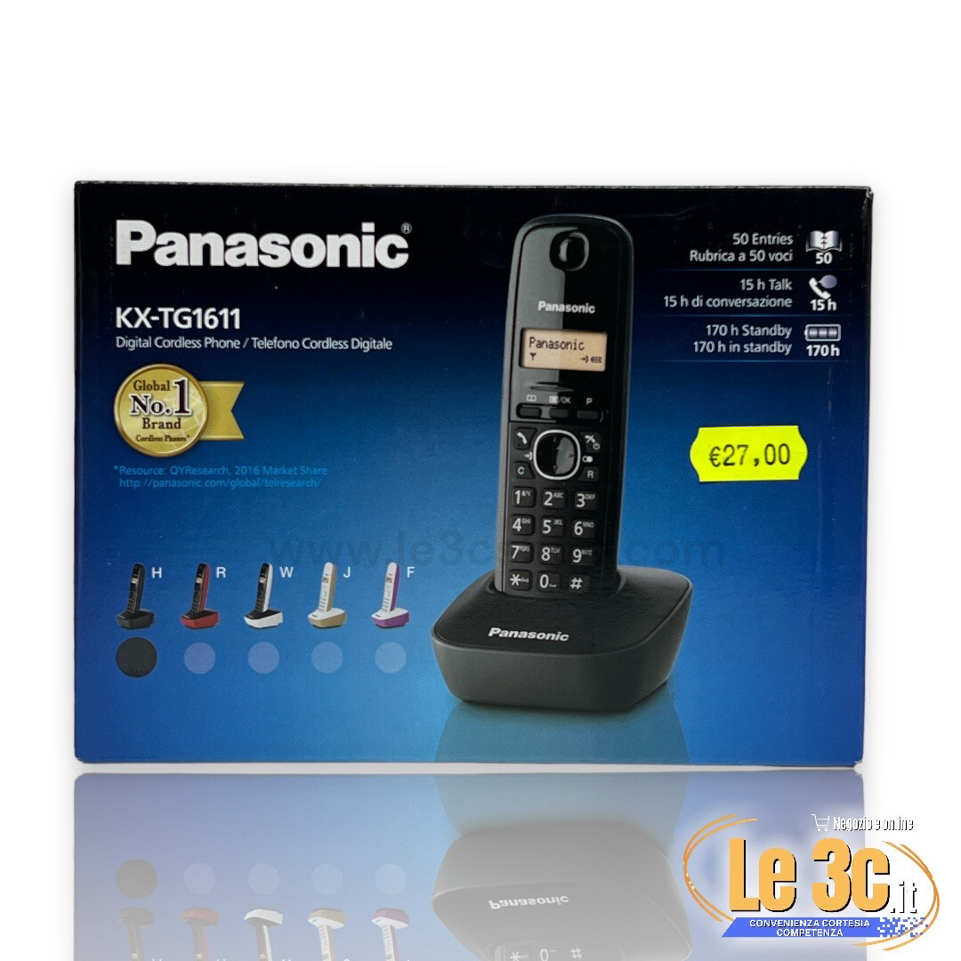 Telefono cordless Panasonic KX-TG1611