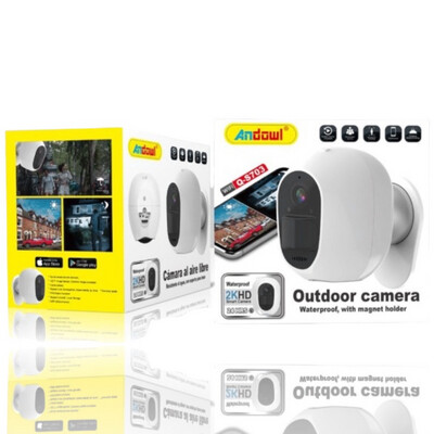 Ip Cam panoramica waterproof WiFi Andowl Q-S703 con App Tuya Smart