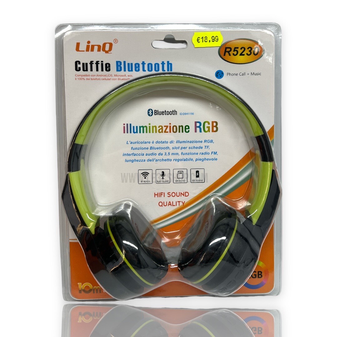 Cuffia Bluetooth Linq R5230.