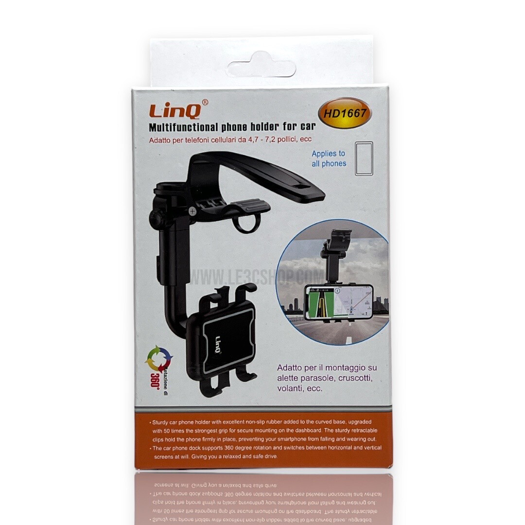 Linq Multifunctional Phone Holder for Car HD1667