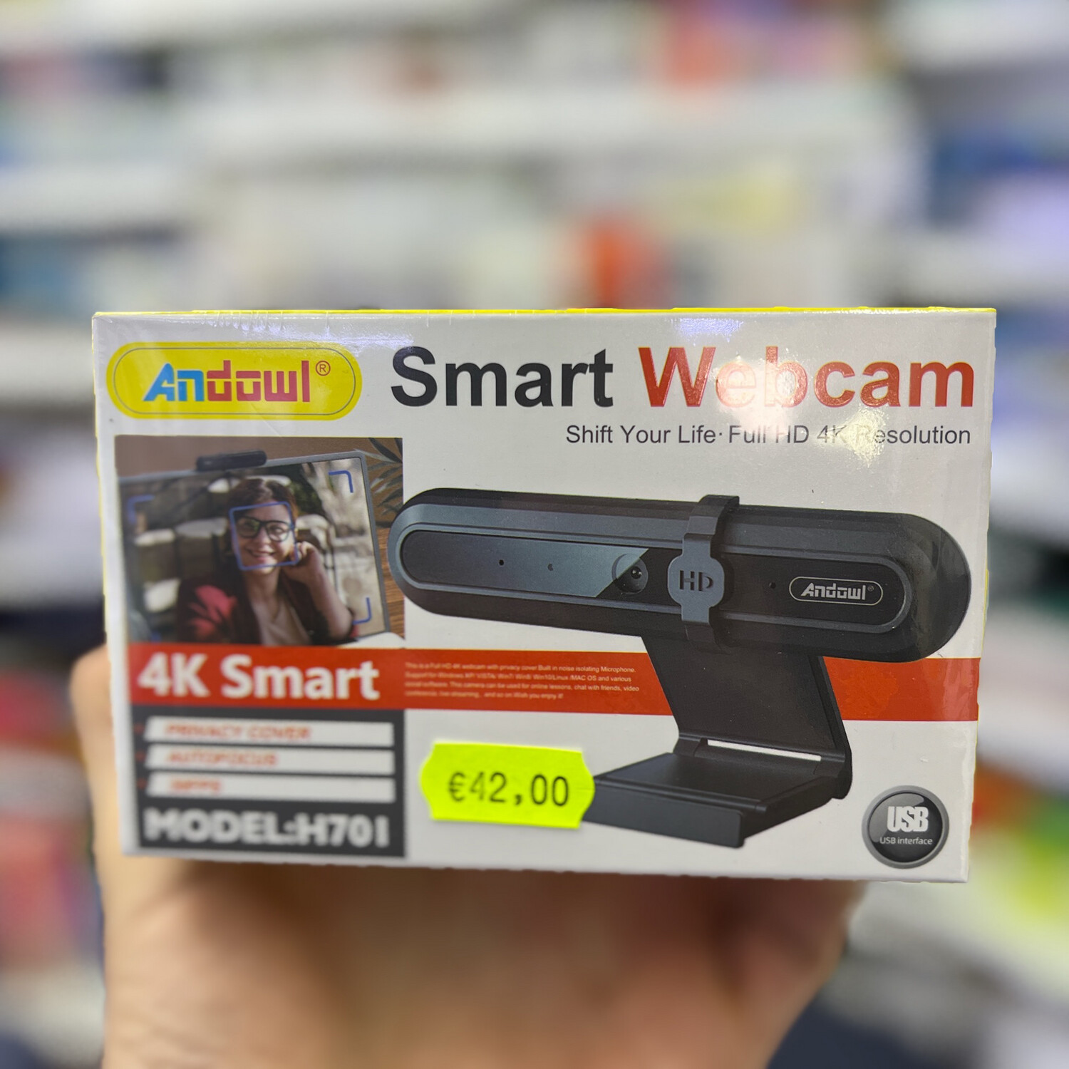 Webcam Smart Andowl H701.