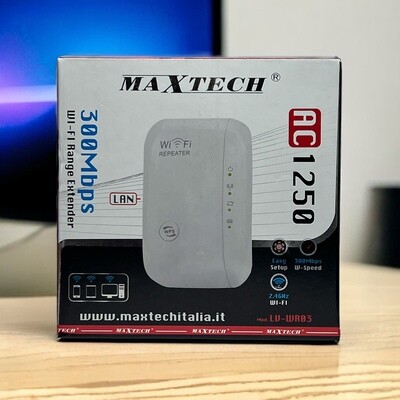 Repeter WiFi Extender Maxtech: Estensione Segnale Internet AC1250