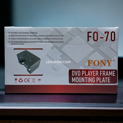 Plancia DVD player frame mounting plate 2 din Fony.