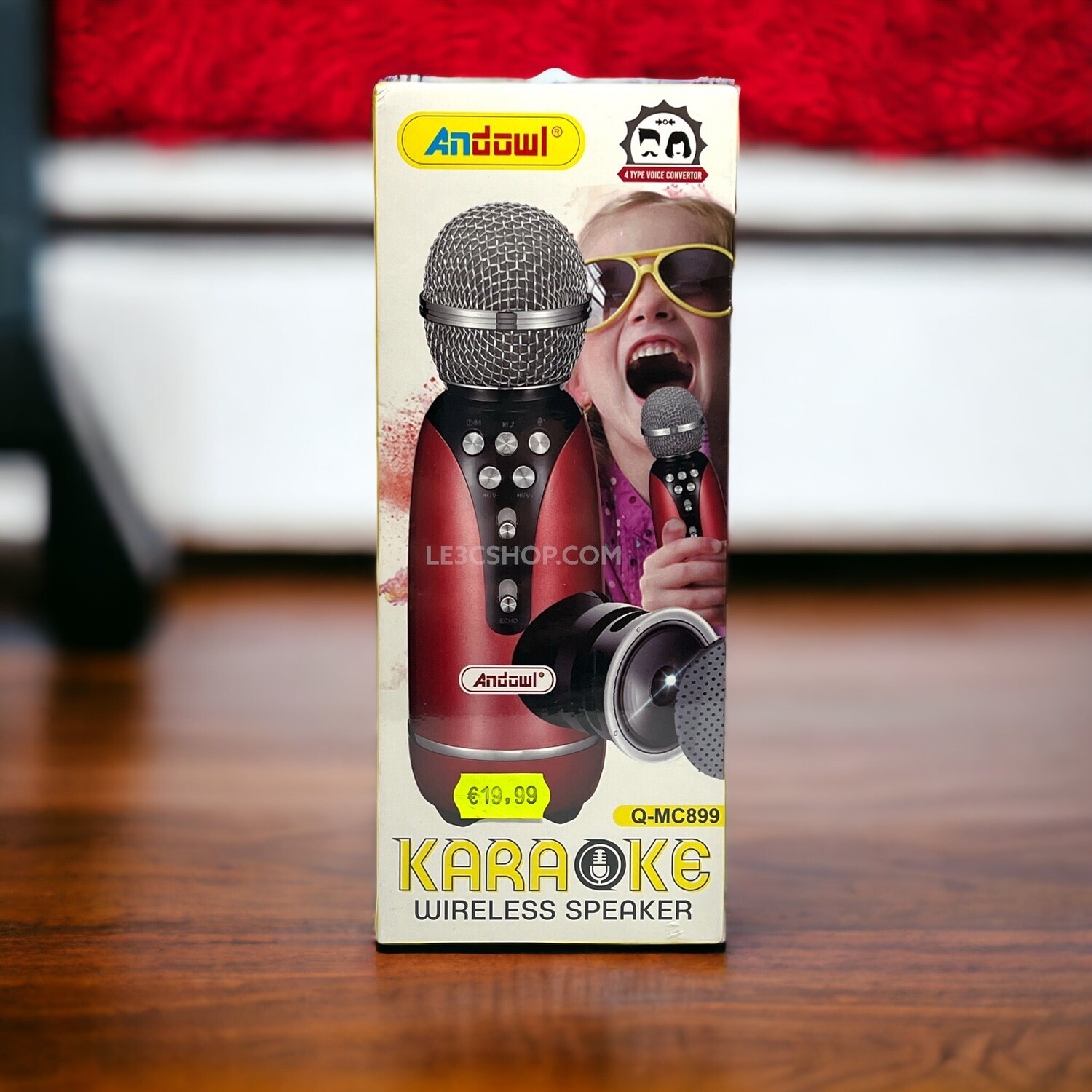 Microfono con speaker incorporato Andowl Karaoke Q-MC899.