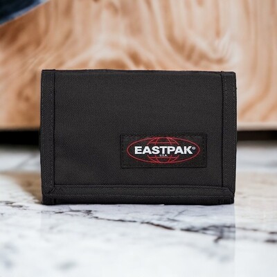 Portafoglio Eastpak Crew Single - Nero (Black) con Scomparti per Carte e Contanti