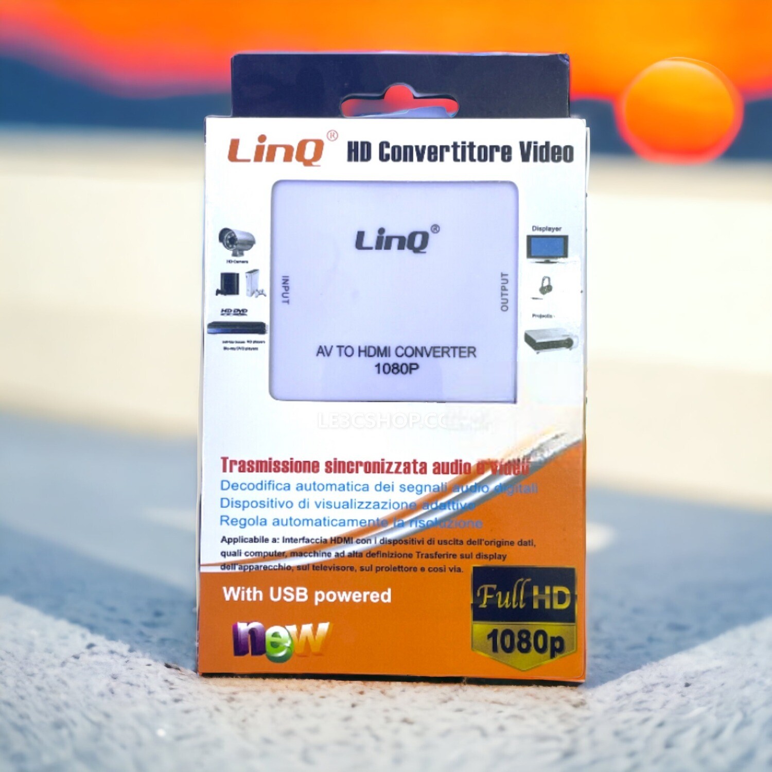 Convertitore Video LINQ AV a HDMI 1080p - Trasforma il Tuo Vecchio Dispositivo!