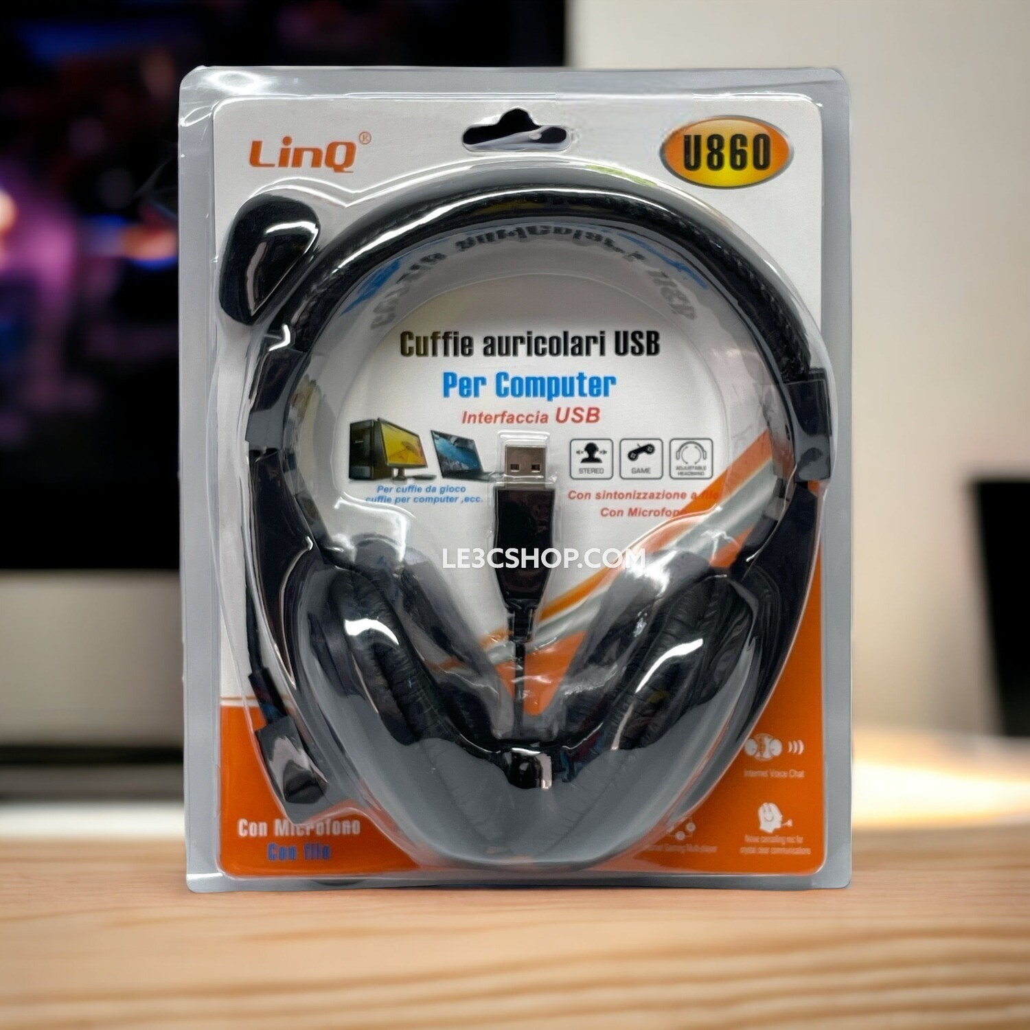 Linq U860 - Cuffie USB Supreme per Audio e Confort - Negozio - "Il Golfo a  portata di click - Telegolfo RTG Notizie Online"