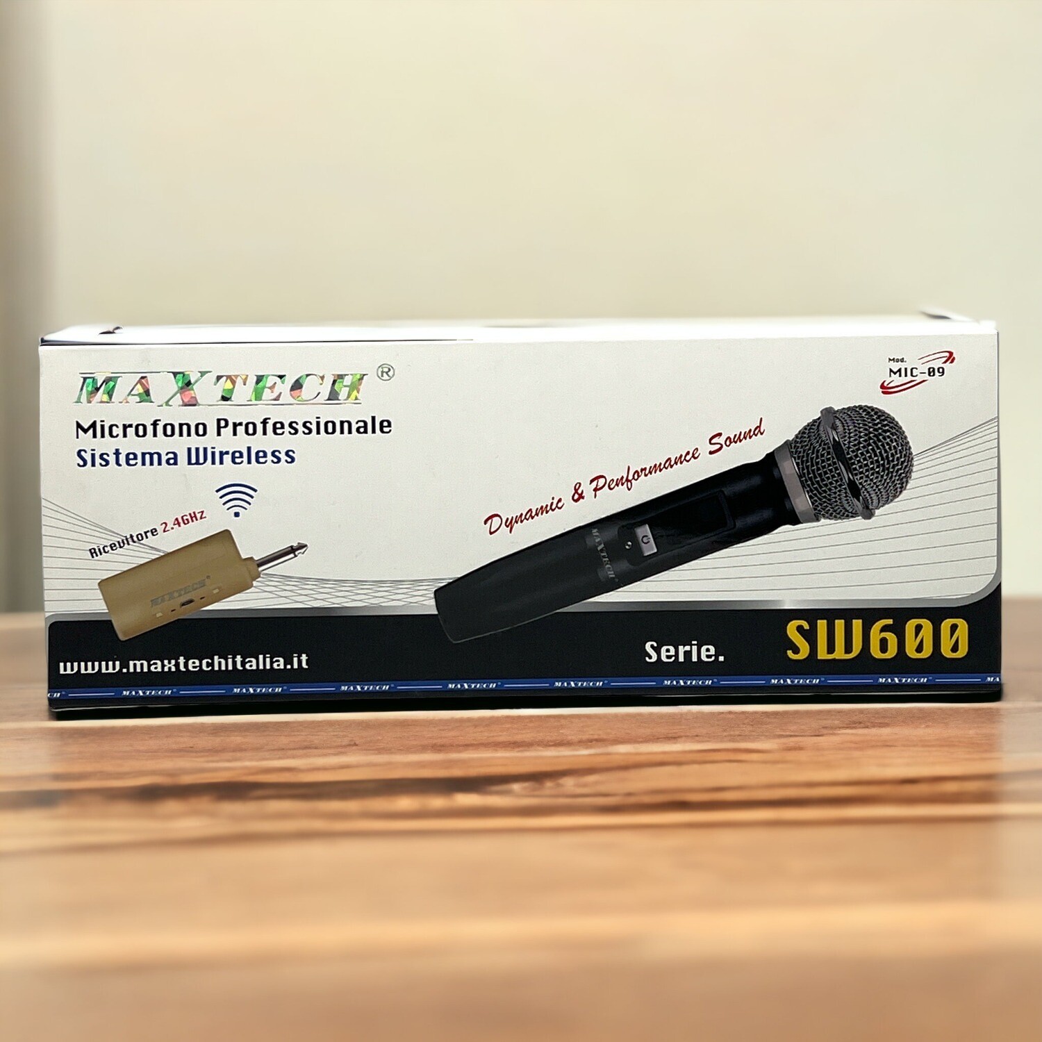 Microfono radio senza fili Maxtech SW600