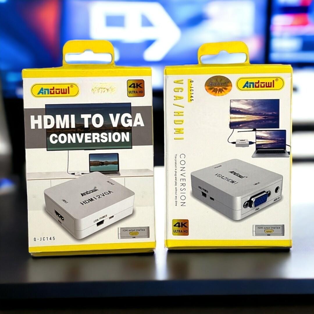 Andowl Convertitore VGA-HDMI - Versatilità e Alta Definizione in un Clic.