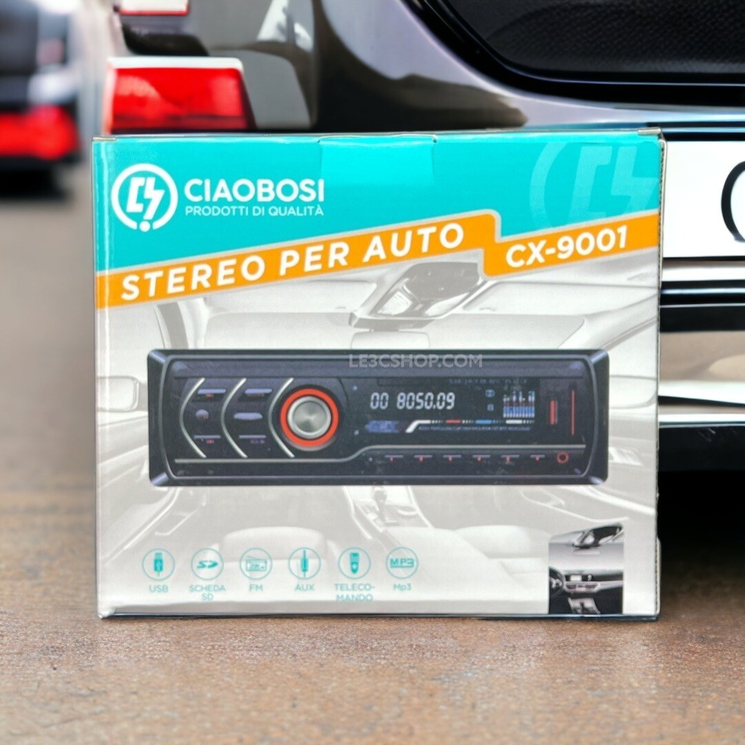 Ciaobosi CX-9001: L&#39;Autoradio Innovativa per un Audio Superbo.