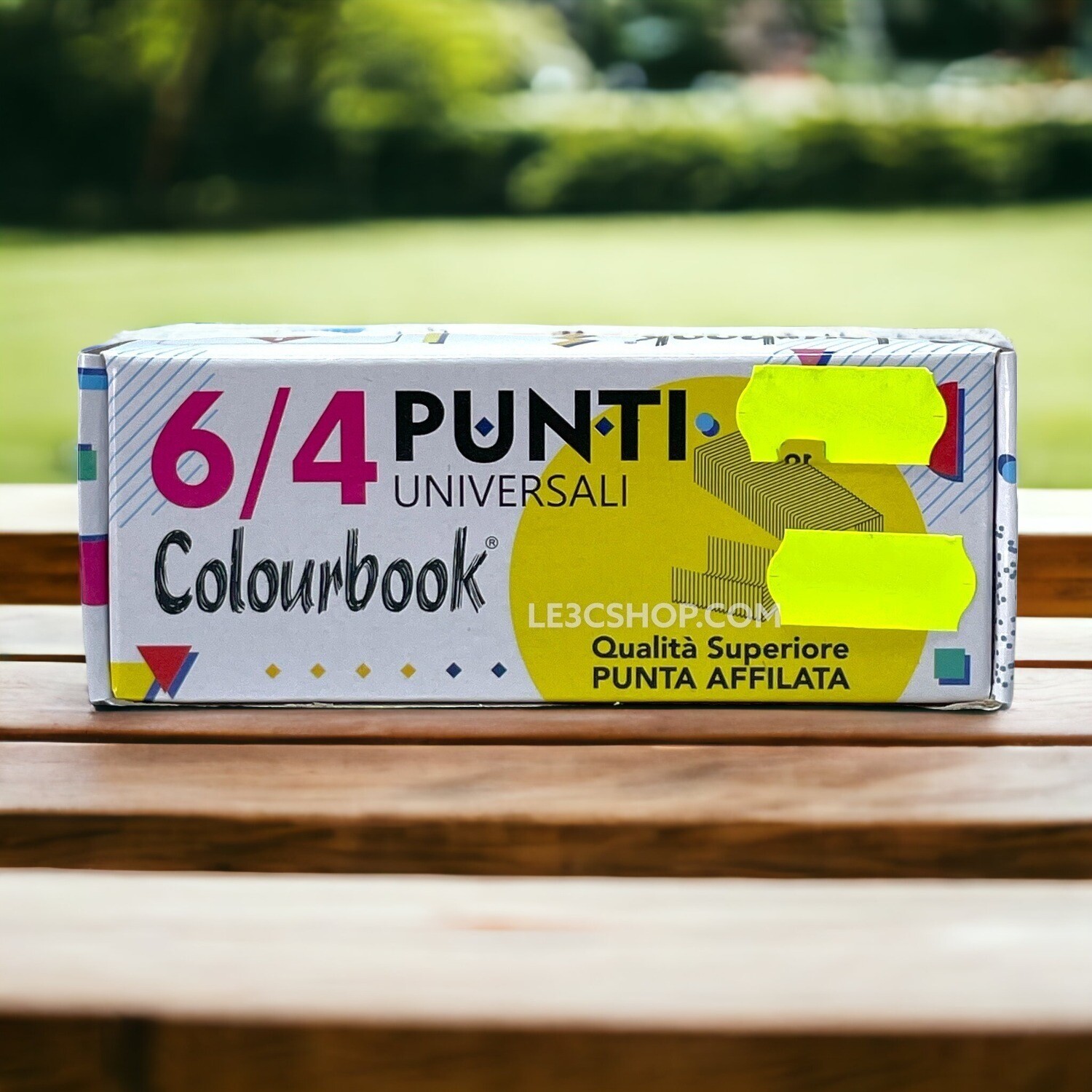 Colourbook Punti Metallici - Passo 6mm, Confezione da 10 per Rilegare Documenti.