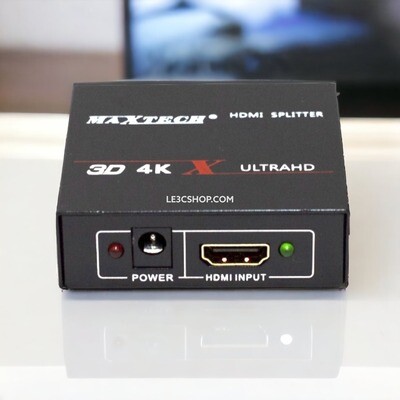 Maxtech HDMI Splitter 1x2 - Qualità e Versatilità 4K.