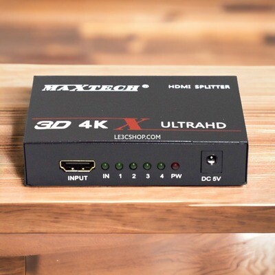 Splitter HDMI Maxtech 4K - Estendi con Facilità 1 in 4 out