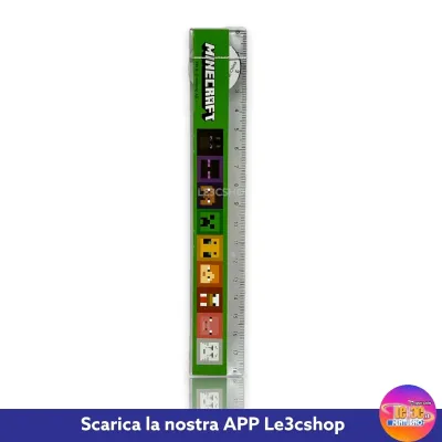 Righello Scuola Minecraft 18cm - Originalità e Funzionalità