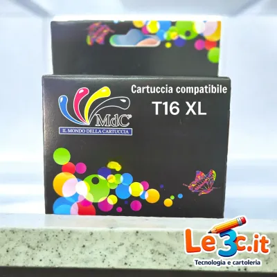 Cartuccia Compatibile Epson T16 XL - Nero, Magenta, Giallo e Blu., Seleziona il colore: Nero