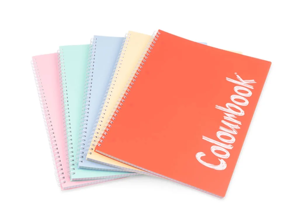 Maxi Quaderno Spiralato Pastel A4 - Colourbook (1R e 5mm)