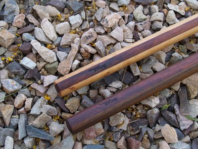 Bo-Hardwood Staff, Round, Laminated in layers