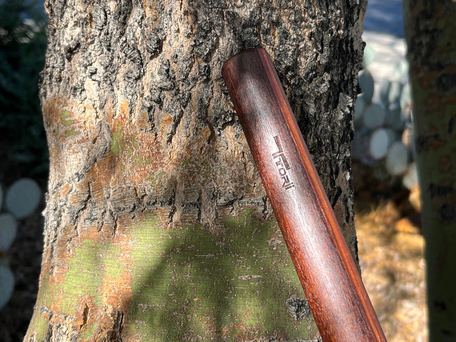 READY to SHIP - Bo in Granadillo/Jatoba/Granadillo, 72&quot; long, 1&quot; diameter, straight.
