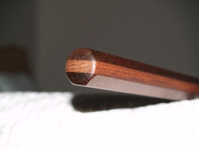 Jo-Hardwood Staff - Octagonal Laminated Ipe/Jatoba/Ipe - 50-1/8&quot;