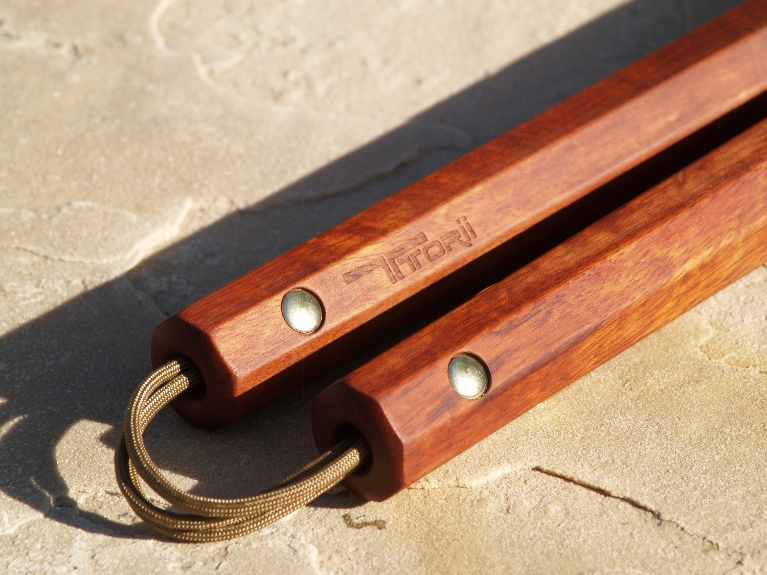 Nunchaku - Octagonal, Hardwood (Straight)
