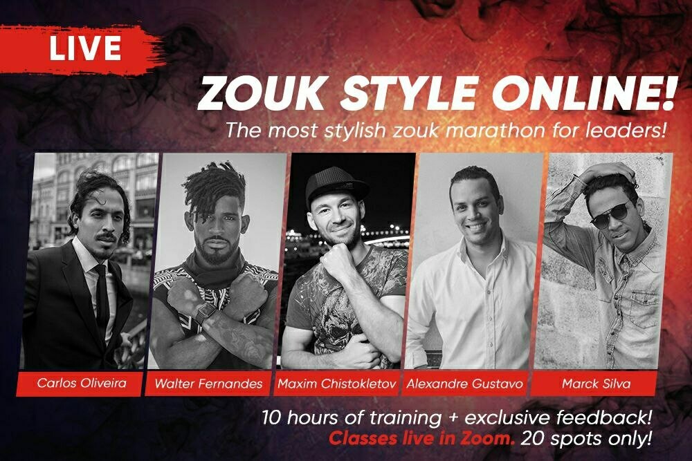 Zouk style online for leaders (eng)