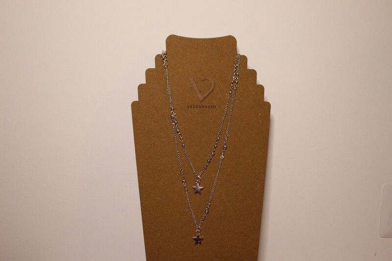 Collana 2 catene stelle Vestopazzo
